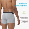 IRISMORII Mens Absorbent Incontinence Underwear Washable Open Fly Leakage Protective