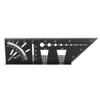 Multifunction Aluminum Alloy 45 Degree 90 Degree Angle Ruler Protractor
