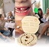 Baby Tooth Box,Lost Teeth Fairy Keepsake Wooden Teeth Holder Box