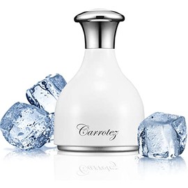 carrotez Ice Roller for Face & Eye Facial Massage Tool, Unique Christmas Gifts for Women Skin Care Cooling for Relaxing and Relieve Fine Lines and Wrinkles and Reduce Puffiness (White)