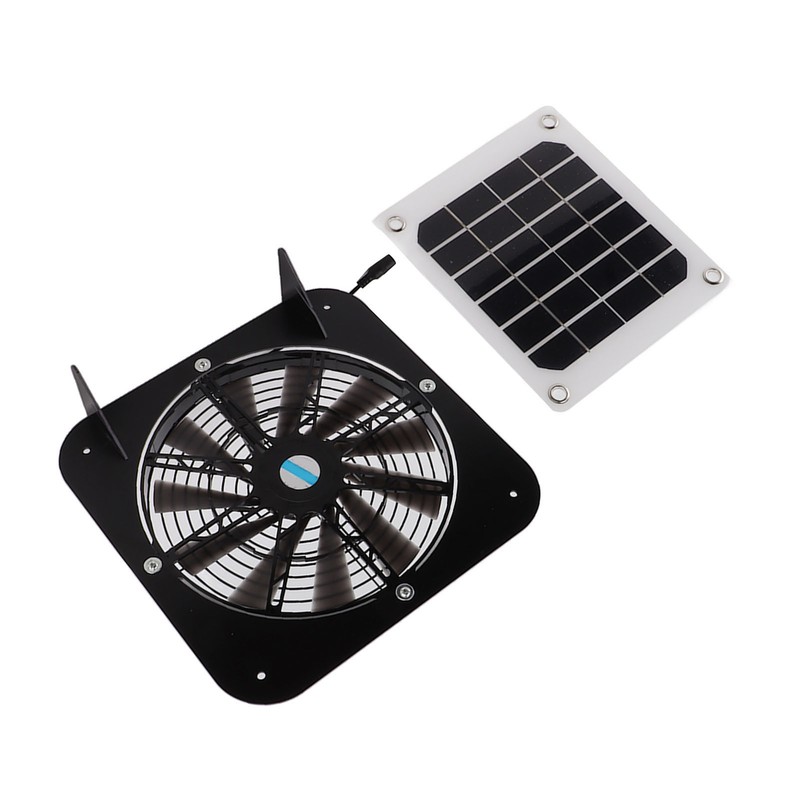 Solar Exhaust Fan 100W Solar Panel with 13.5inch Fan Waterproof