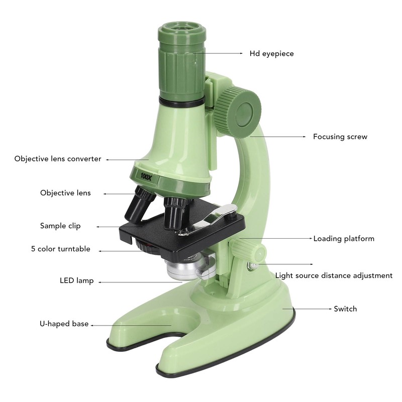 Microscope Toy Educational Biological Laboratory Tool Microscope Toy for Children