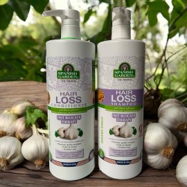 Spanish Garden The Original DHT BLOCK THERAPY  HAIR LOSS GARLIC/GINKO SHAMPOO