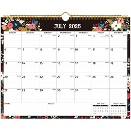 Wall Calendar 2024-2026 – 2 Year Calendar 2024-2026, Jul 2024 – Jun 2026, 14.57 x 11.42 In, 2024 Calendar 24 Months, Monthly Calendar 2024, with Ruled Blocks, Thick Paper, Holidays, To-do List ＆ Notes