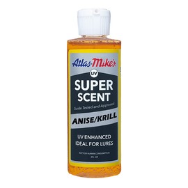 Atlas Mike's Krill UV Super Scent for Fishing Bait to Attract Fish, Orange