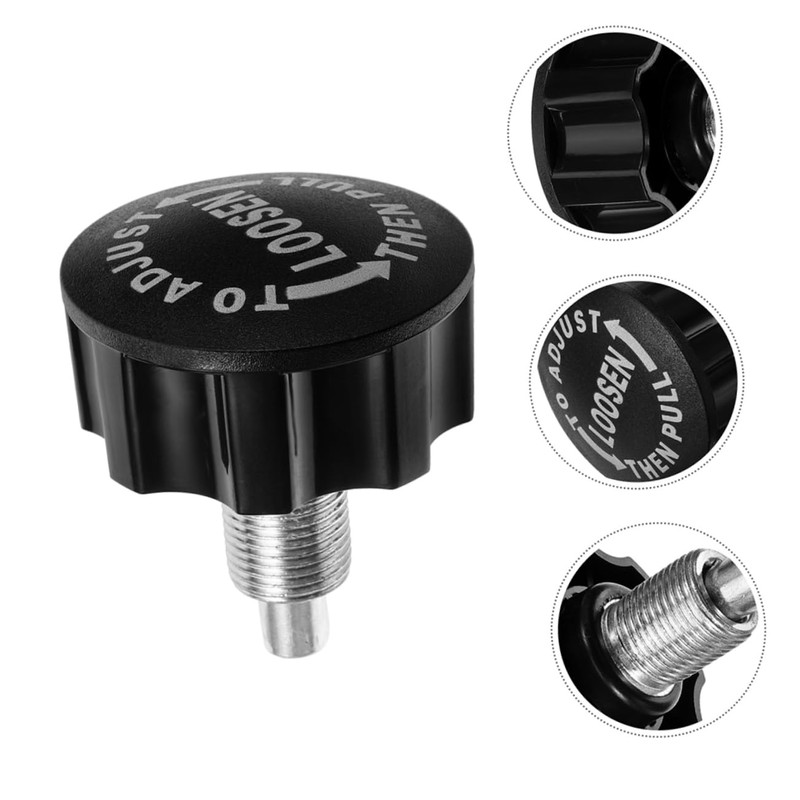 SUPVOX 4pcs Exercise Bike Pull Pin Knob Rotating Height Accessory
