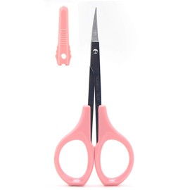 Sanhana Cutwork Scissors, Set of 2, Extra Fine, Precision, For Design, Thread Cutting Handicrafts, Protective Cap Included, Multi-Purpose, 3.9 inches (10 cm)
