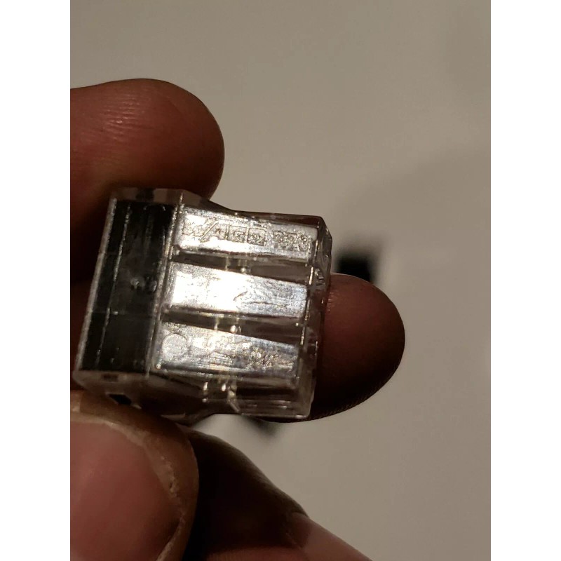 Wago 773-166 Push Wire Connector Clear 6 Conductor 15 pieces