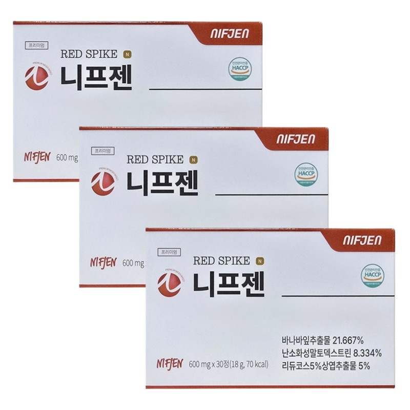 Nifgen Spike Premium 30 tablets x 2 / 니프젠 스파이크