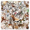 50PCS Deer Stickers for Car,Helmet,Skateboard,Water Bottle, Laptop,Bike,Cup,Guitar,Computer,Scrapbook,Luggage,Cute Animal Waterproof Stickers,Cartoon