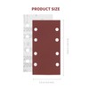 WeeGoo 80 Pieces Rectangular Sanding Sheets 1/3 Sheet Sandpaper for