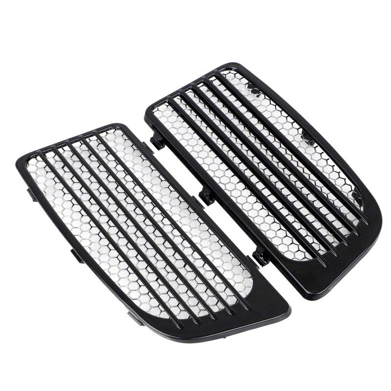 Pair Motorcycle Accessory: Radiator Grills & Screens For Harley Twin