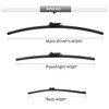 GARDIMU Replacement for Lincoln MKC 2015-2019 Windshield Wiper Blade, 3