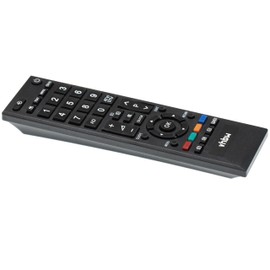 vhbw Remote Control Compatible with Toshiba 40LV703, 40LV703G, 40LV733G, 40LV703PG, 40LV733F, 40LV733N, 40LV833 TV, TV Replacement Remote Control