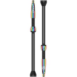 Lezyne TLR Bicycle Tubeless Valve Stem, Road, Gravel, Mountain Bike, Presta, Valve Core Remover, 80mm, Neo Metallic