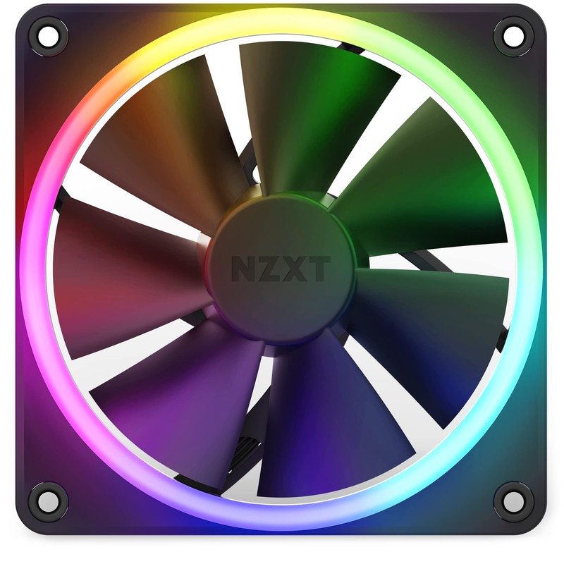 NZXT Kit 3 Ventiladores F120 120MM Negro RGB