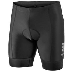 SLS3 Triathlon Shorts Mens - Tri Short Men's - Tri Shorts for Men | 2 Pockets | Black FRT 2.0 German Designed (Solid Black, Medium)