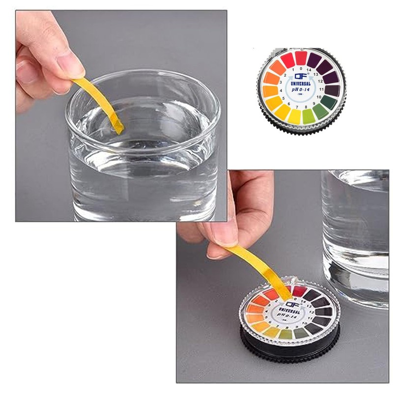 Mirhua pH Testing Paper, Litmus Paper, 2-Pack, pH0-14 Sampler, 5