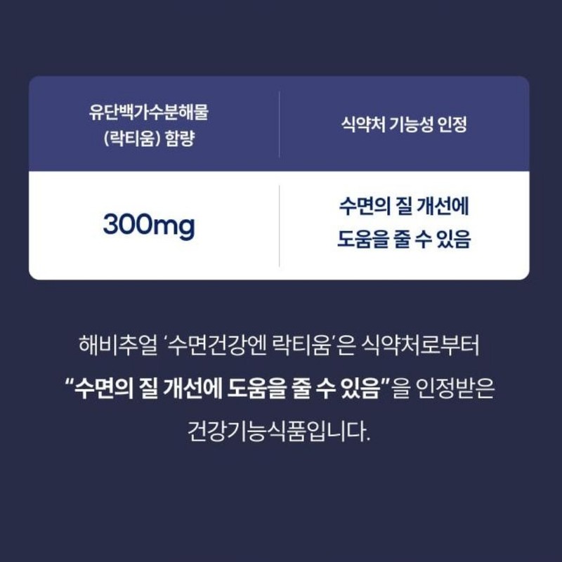 Lactium Sleep Supplement Healthy Sleep 300 1 Month Supply /