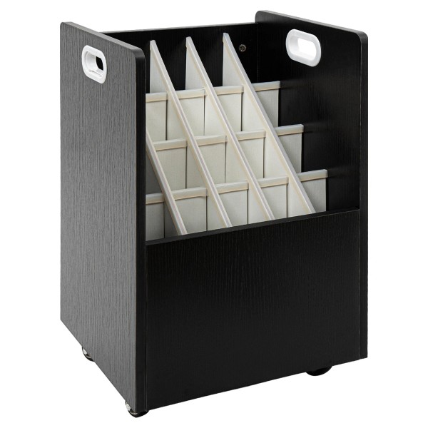 OCASAMI Mobile Roll File Organizer Cart, 20-Slot File Holder w/