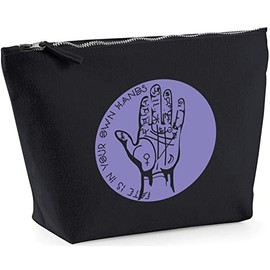 Hippowarehouse Fate is in your own hands Palmistry printed make up cosmetic wash bag 18x19x9cm
