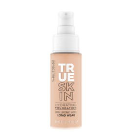 Catrice True Skin Hydrating Foundation, No. 004, Nude, Moisturising, Long-Lasting, Natural, Vegan, Alcohol-Free, Paraben-Free, No Microplastic Particles, Pack of 1 (30 ml)