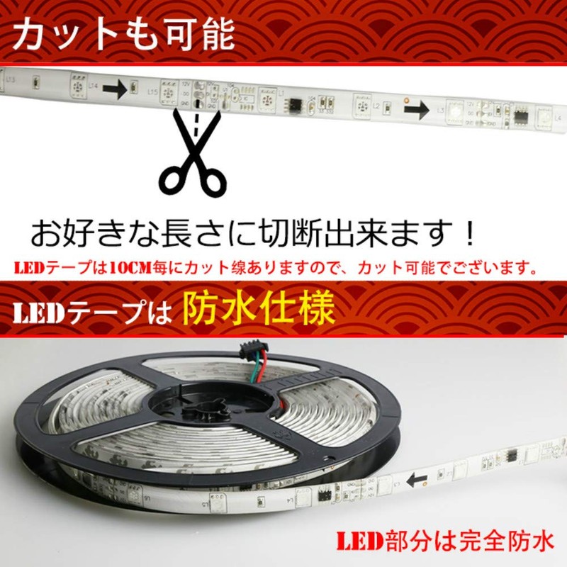 LED Tape Light, Full Color, RGB TV Backlight, 5M SMD2835,