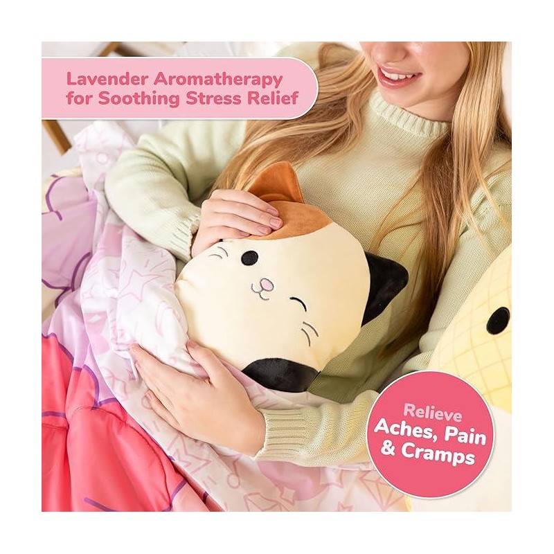 Squishmallows Cam Heating Pad - Heating Pad for Cramps -