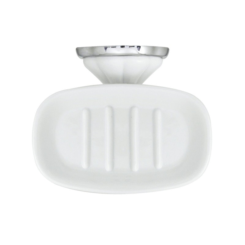 MODONA Double Robe & Towel Hook - White Porcelain &