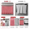 Oven Skirt Curtain, 30”x22”, Red White Check Oven Curtain for