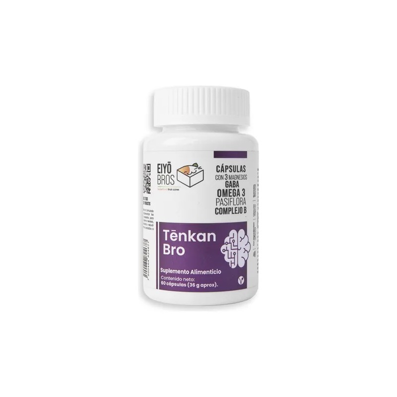 Eiyo Bros Tenkan Neurobienestar 60 Cápsulas Vegano Sabor Sin sabor