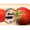 NewFerU Multi Claw Strawberry Huller Stainless Steel Plasitc Fruit Berry