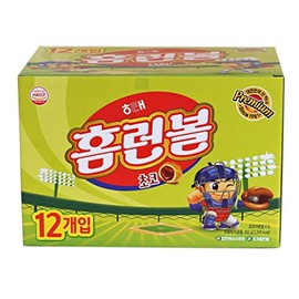Haitai No. 1 Korean Snack / Cracker / Candy (Homerun Ball (1.62oz, 46g), 12 pack)