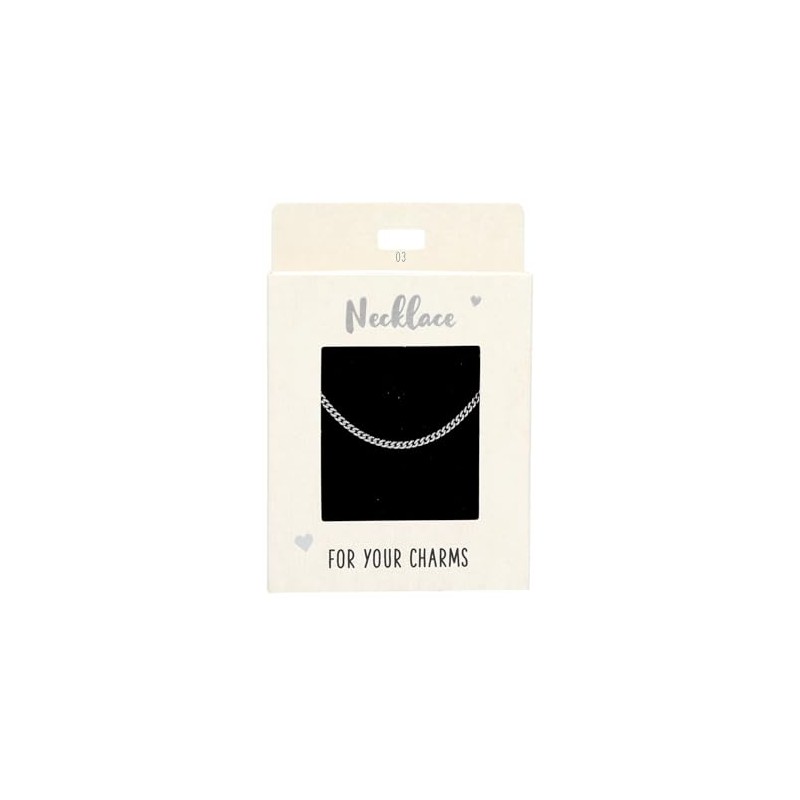Depesche 11783-003 Collana a maglie larghe, argentata, lunghezza variabile (42
