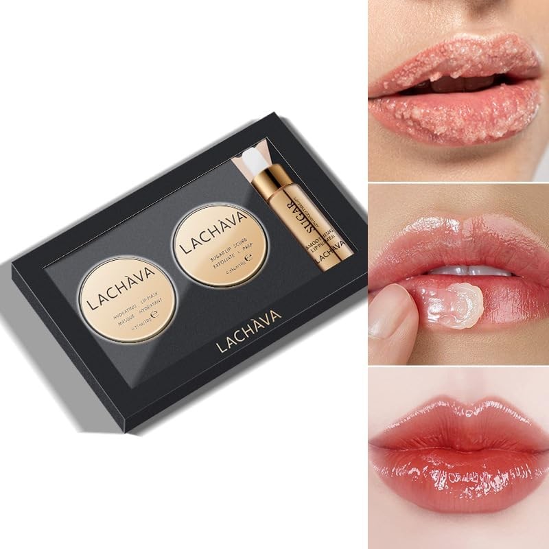 Juego de 3 piezas para el cuidado de los labios,
