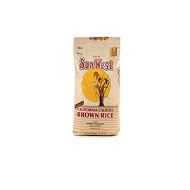 Sunwest California Calrose Brown Rice 20 Lbs