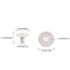 JCBIZ 6pcs White Swimming Pool Cleaner Plastic Hub Screw Kit