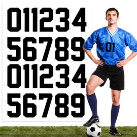 Iron on Numbers,22 Pcs 5 Inch Black Iron on Numbers for Jersey,Heat Transfer Numbers,Fabric Stickers,Number Iron on Patches,0-9 Iron on Transfers for Tshirts Clothing Football Baseball Basketball