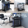 VIVO Large Mobile Adjustable PC Cart, Premium CPU Computer Tower
