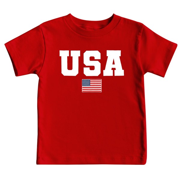 COMIZI 4th of July Shirts Toddler Boys Girls American Flag