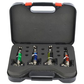JTLB Fishing Illuminated Bobbins Carp Fishing 22×17×6 4 Pcs Outdoor Portable Fishing Rod Illuminated Fish Bite Indicator Swingers