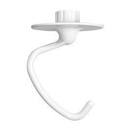 Dough Hook Attachment for KitchenAid 4.5/5 Quart Tilt-Head Stand Mixers, K45DH Bread Pizza Dough Hook Replacement for KitchenAid Stand Mixers, White