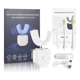 Cepillo De Dientes Eléctrico Blanqueador Con Luz Fría En For