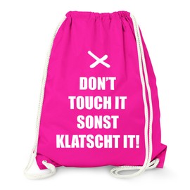 MoonWorks Gym Bag – Don't Touch it sonst klatscht it