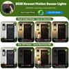 2-Pack Upgraded Motion Sensor Outdoor Wall Lights, 18” Large Dusk
