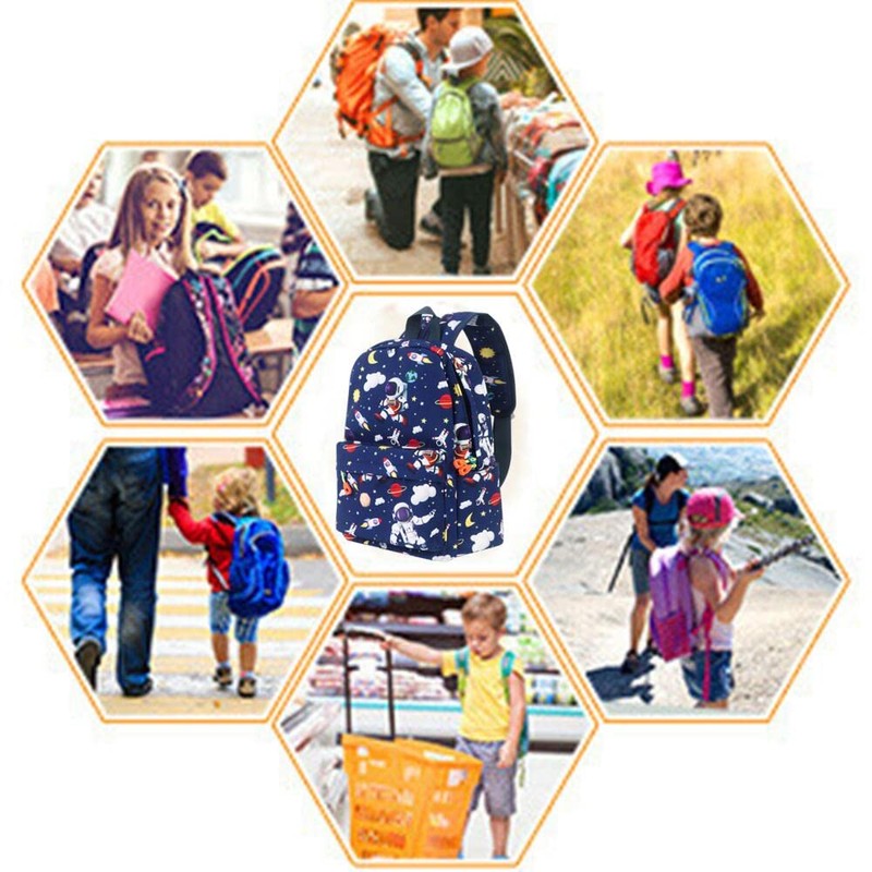 Kids Backpack Boys Backpack Children's School Bag Astronaut Backpack Rucksack