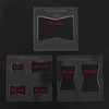 3Pcs 6x6 Inches Butterfly Key Inlay Template Router and Decorative