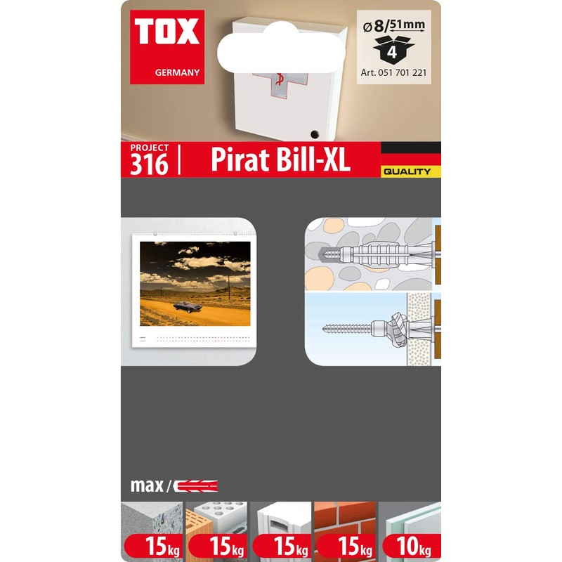 Tox Pirate Lenny Hook Dowel