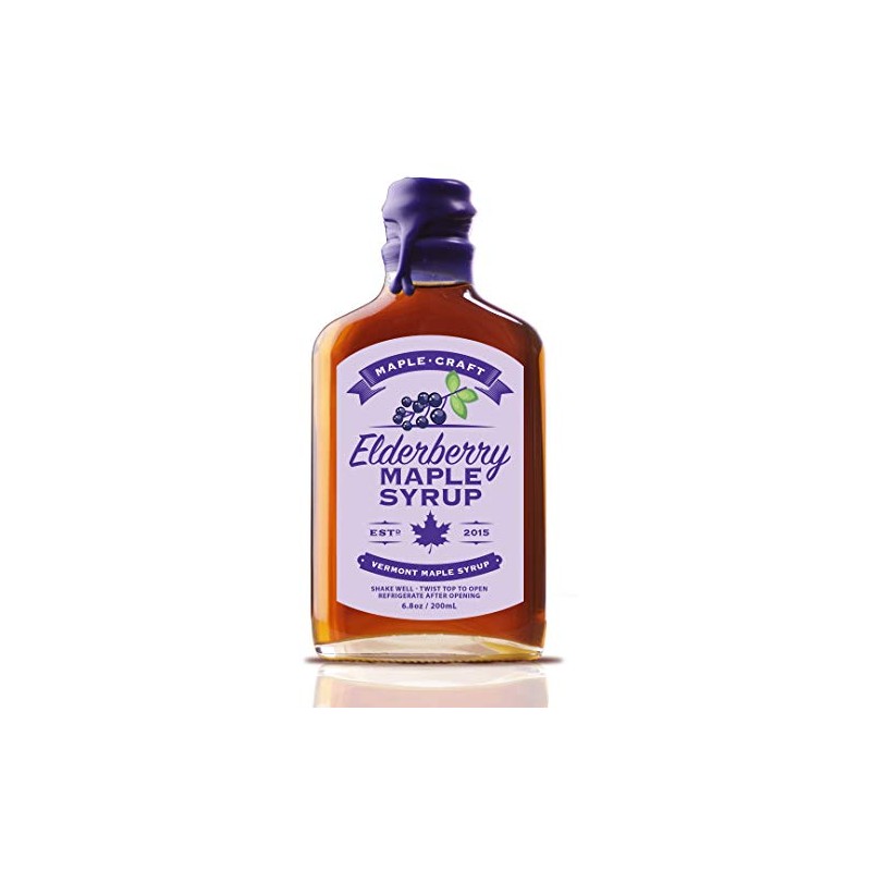 Elderberry Maple Syrup (200ml), Pancakes, Waffles, Cocktails, Flavor Marinades