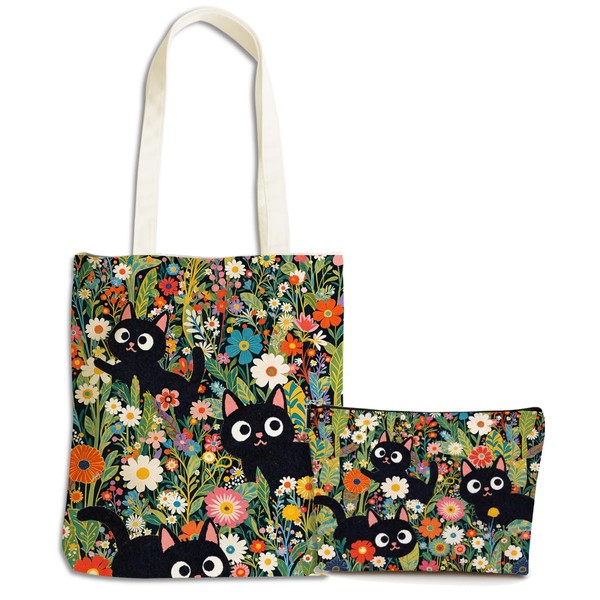 Aesthetic Floral Cat Gifts Plant Lover Gifts for Women Girls